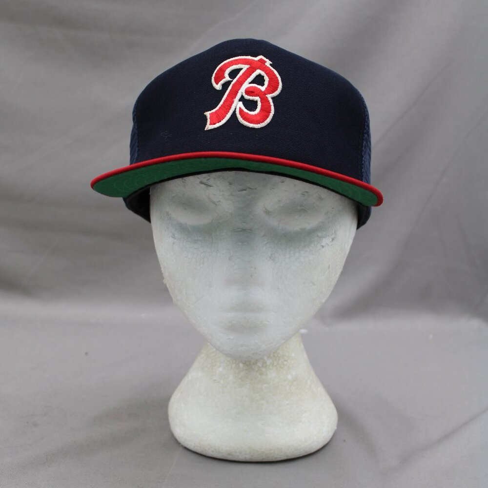 Buffalo Bisons Hat (VTG) - Crested Trucker Hat by New Era - Adult Snapback